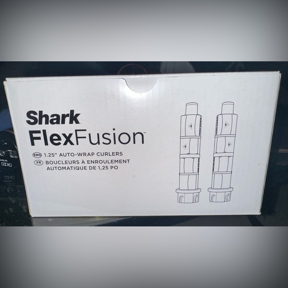 Shark FlexFusion 1.25" Auto-Wrap Curlers - White
